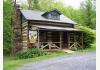 Cabin Creekwood: Logwood - reconstructed pre-Civil War cabin