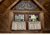 Oakley Hill Manor House: One of Several Stained Attic Windows