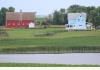 Big House on the Prairie: Looking North from across the Lake