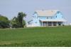 Big House on the Prairie: Farmhouse from the road