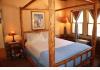 Gold Mountain Manor ~ Rustic Luxury, Big Bear   CA: Inviting Antique Log 4 Poster Bed