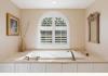 Bramasole: Cabernet Jetted tub in bathroom