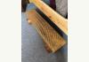 Abe's Spring Street Inn / Bed and Breakfast: PJ's Roost Hand Craved Bench
