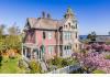 Starrett House: Starrett House with cherry trees