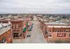 Osage Building : aerial view of our block