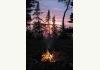 Siskiwit Bay Lodge: Fire Pit Sun Set