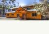 Central Oregon Rural Residential Lodge: Front door faces East