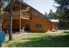 Central Oregon Rural Residential Lodge: NW corner Pond Suite and back decks