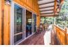 Central Oregon Rural Residential Lodge: Upstairs south facing deck