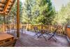 Central Oregon Rural Residential Lodge: 5th bedroom opens to large south deck