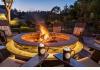 Luxury Inn in Northern California Gold Country: Outside Garden Gas Fire Pit