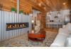 Charming Cottage in Hope Idaho: Modern Fireplace