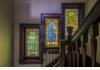 The Batterby House B&B: Stairwell Stained Glass
