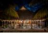 Mar Adentro Sanctuary, Nicaragua: Beachfront Restaurant at Night