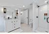 Mystic Short-term/Long-term Rental Property: Penthouse Suite Master Bath