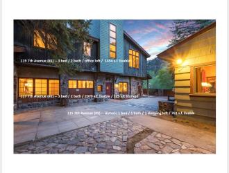 Mission Rock Triplex in Downtown Ouray, Colorado